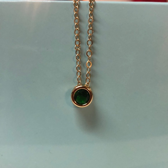 Hand Crafted Jewelry - Handmade Green Crystal Necklace